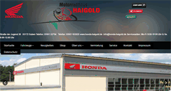 Desktop Screenshot of honda-haigold.de